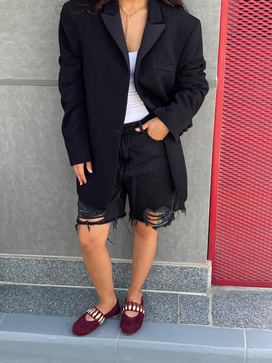 Dune Ballerina in Burgundy