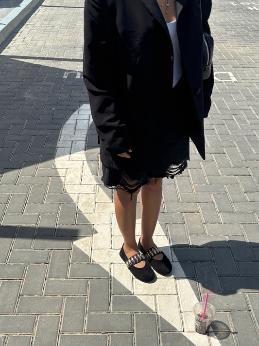 Dune Ballerina in Black