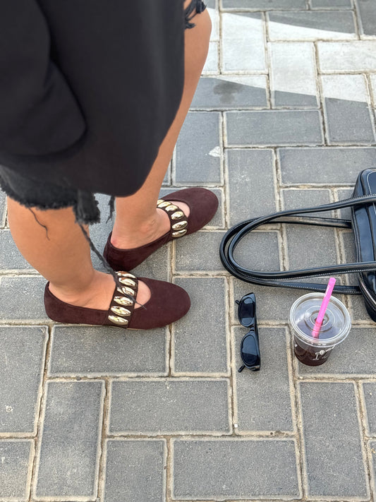 Dune Ballerina in Brown