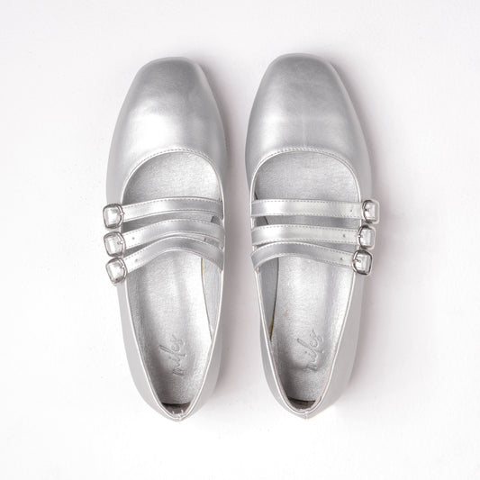 Trio Ballerinas in Silver