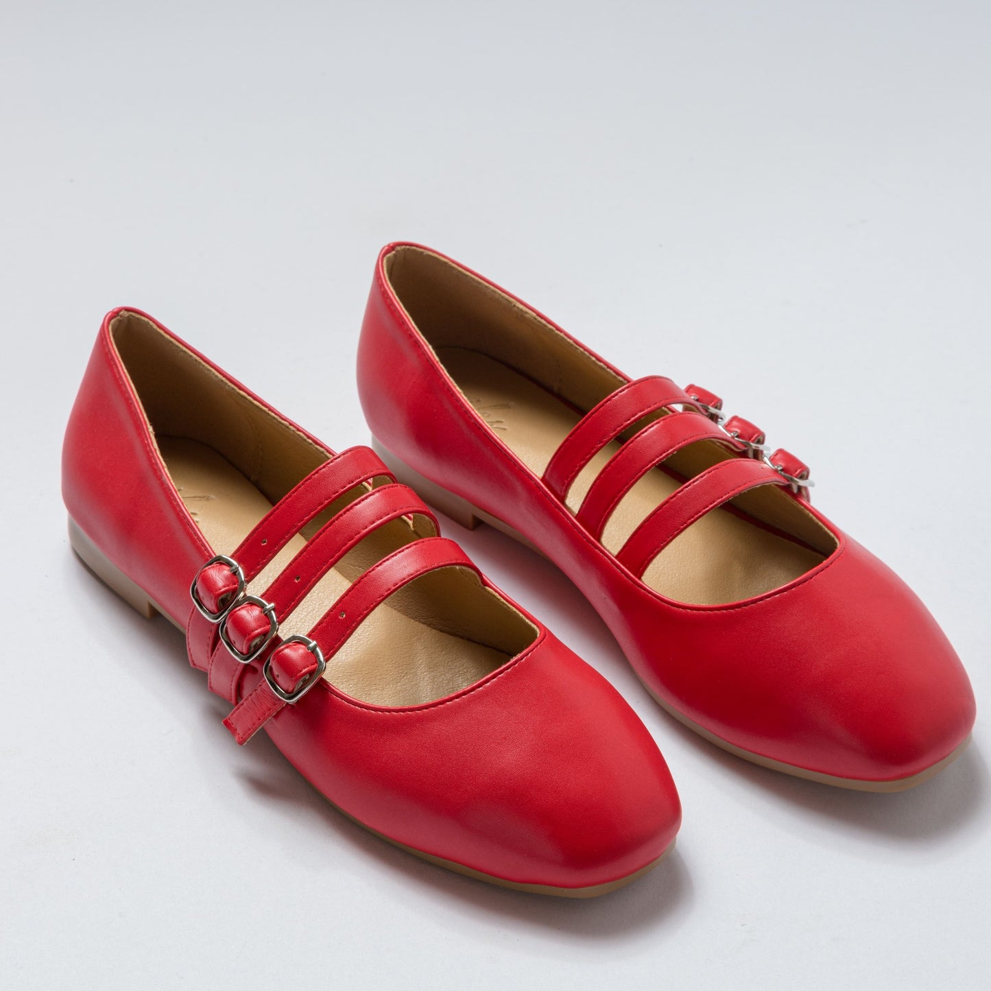Trio Ballerinas Red