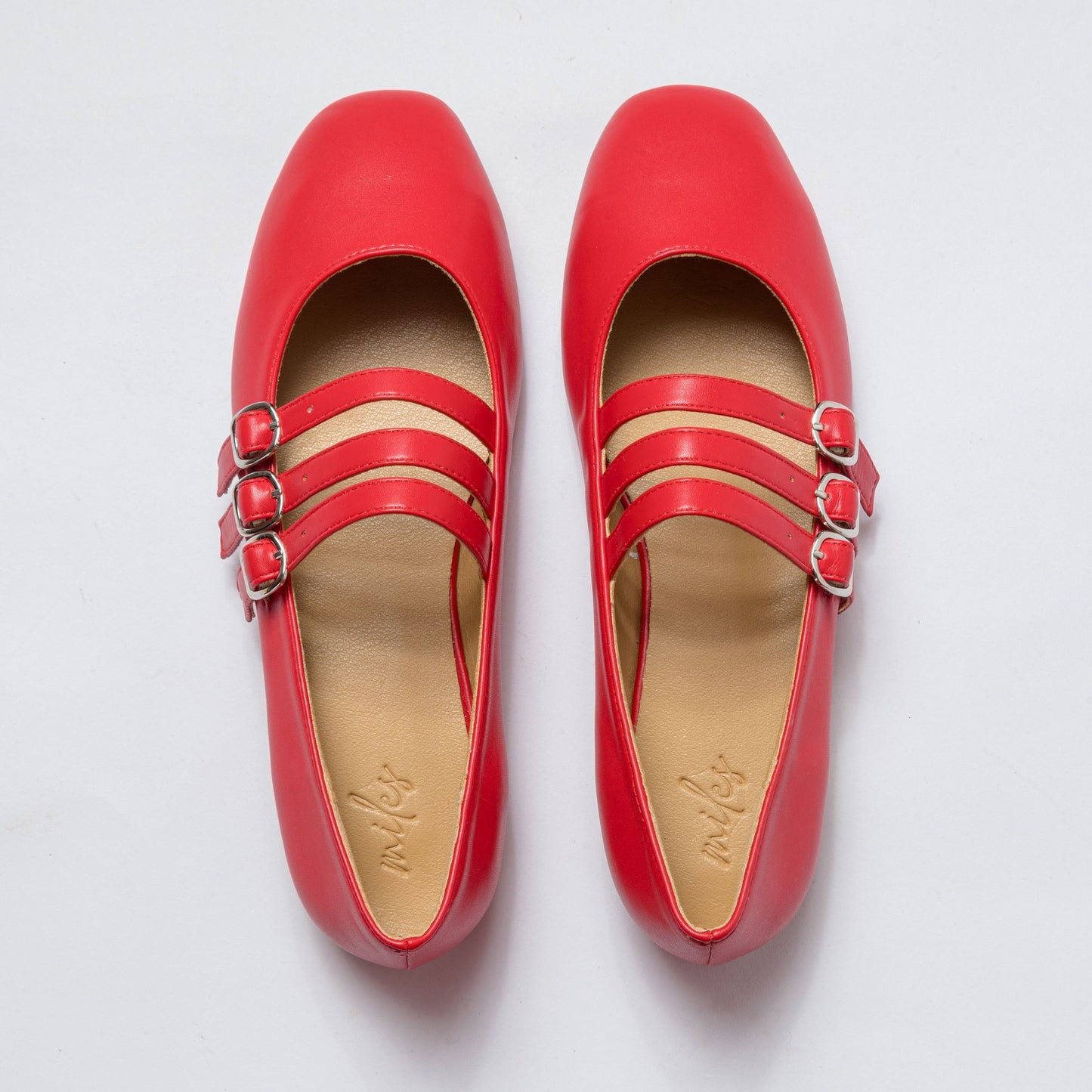 Trio Ballerinas Red