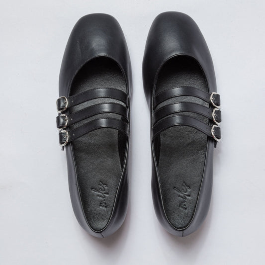 Trio Ballerinas Black