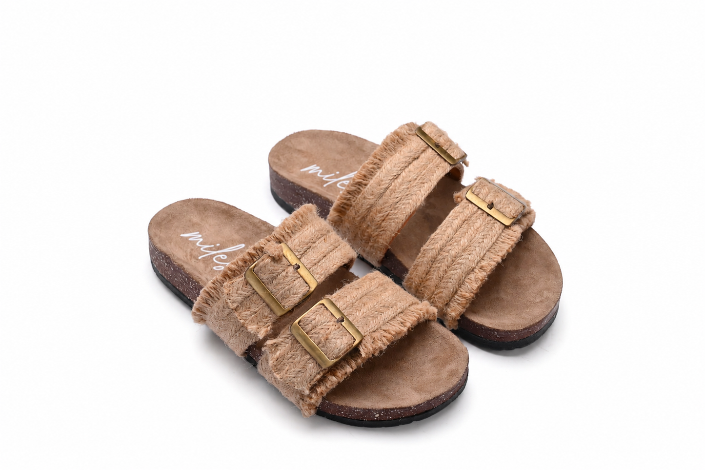 Braided double buckle / Sand
