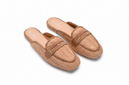 Aria Mules / Tan