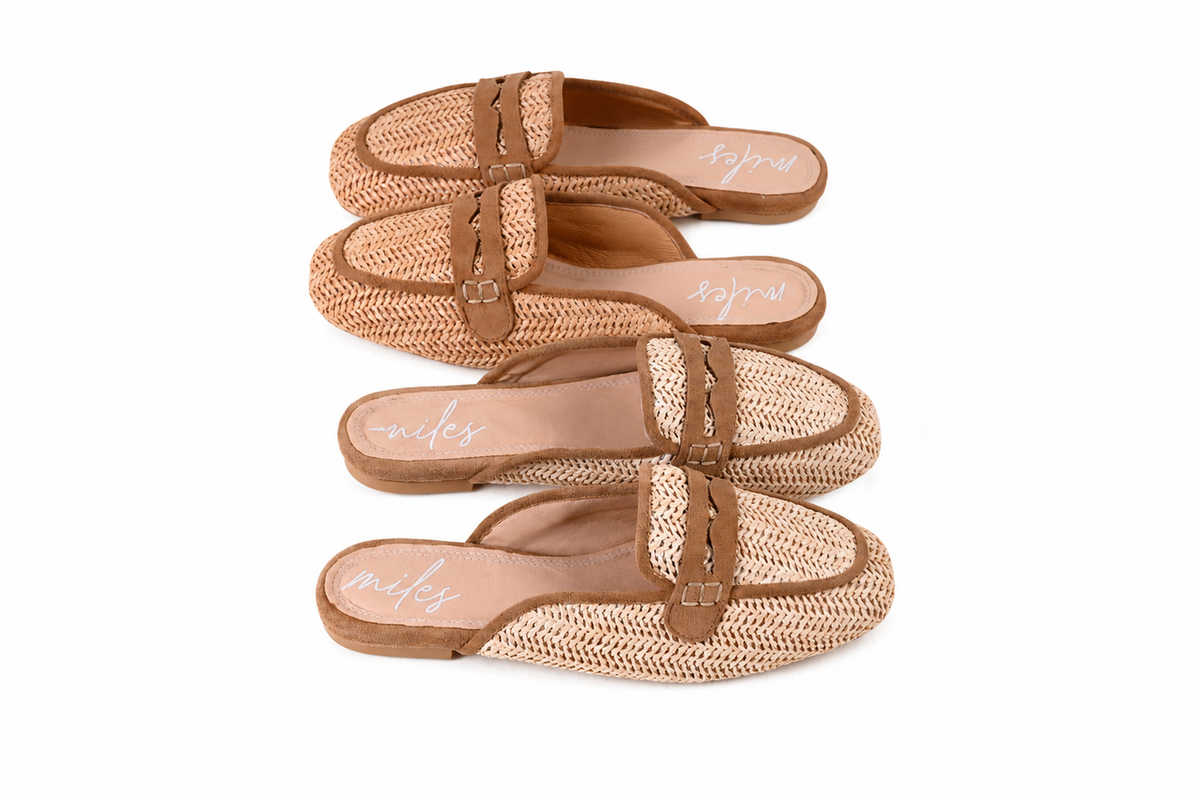 Aria Mules / Tan