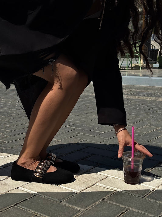 Dune Ballerina in Black
