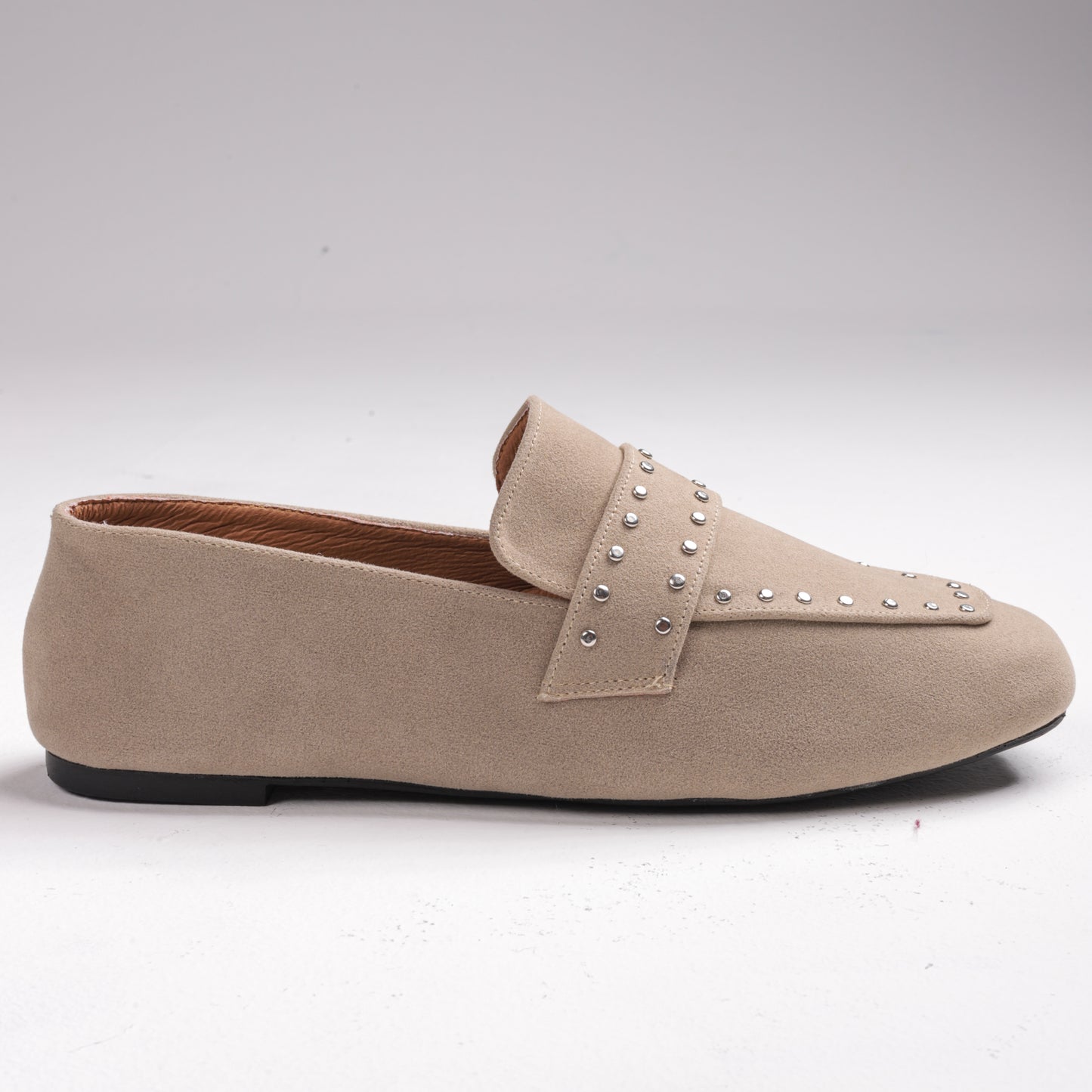 Cleo Loafers in Beige