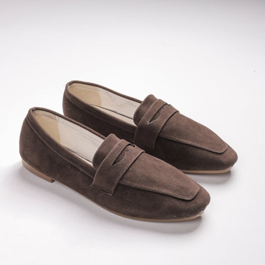 Suede Loafers Brown