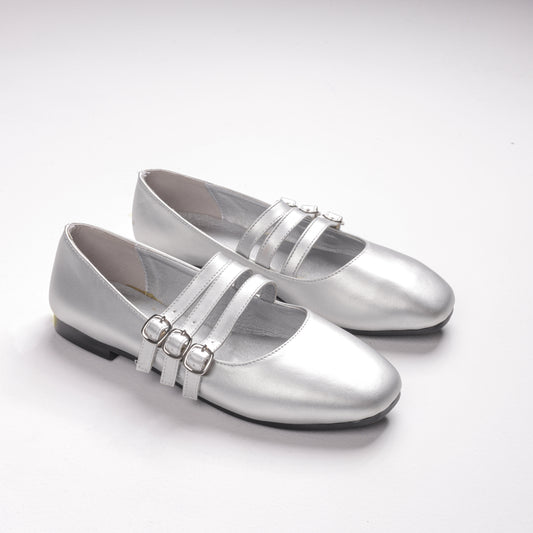 Trio Ballerinas in Silver