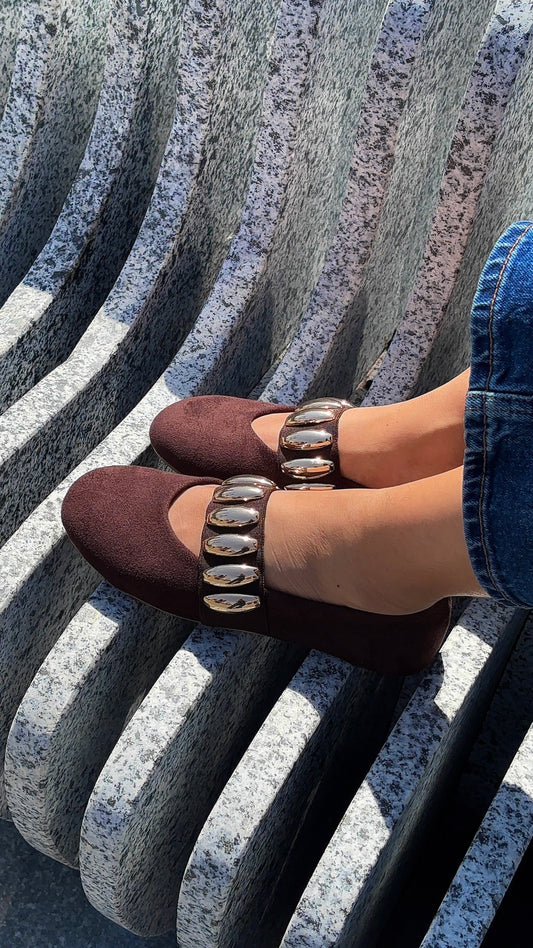 Duna Ballerina in Brown
